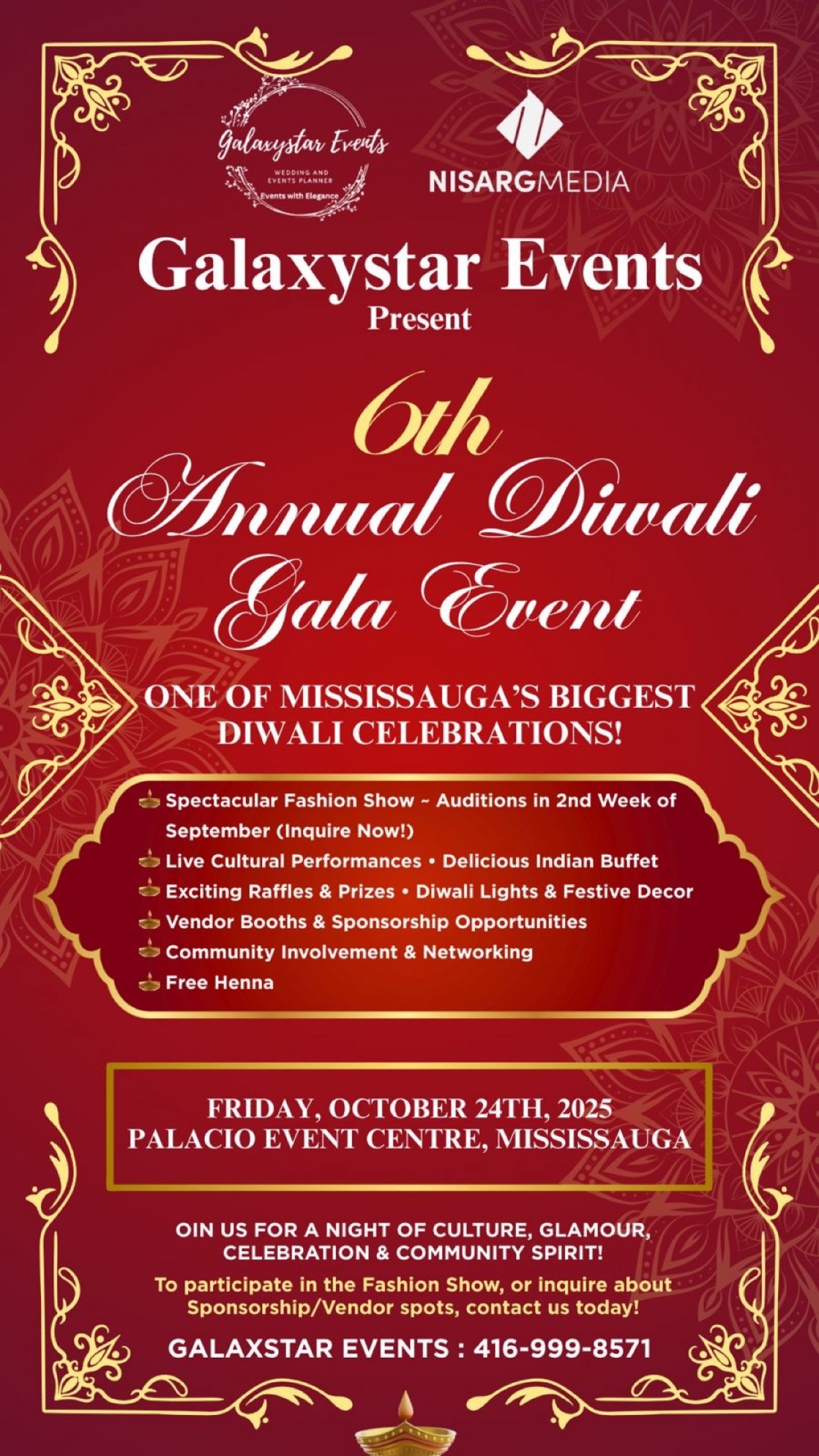 Galaxystar 6th Annual Diwali gala event