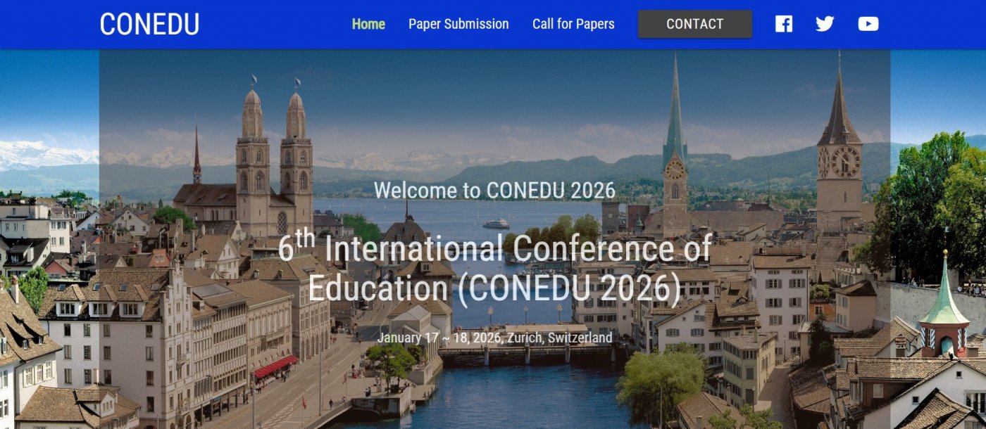 6th International Conference of Education (CONEDU 2026)
