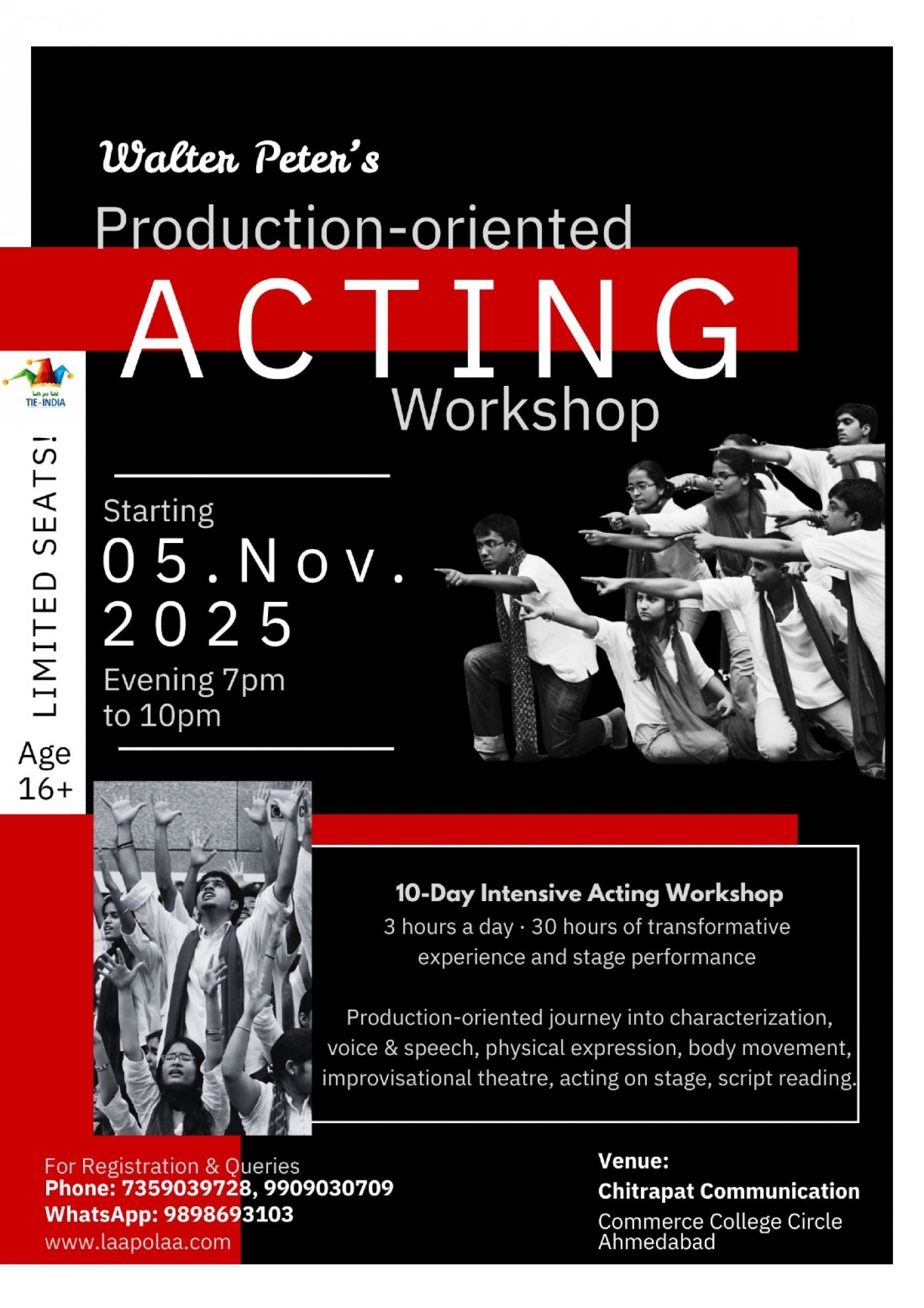Walter Peter's Production-oriented Acting Workshop