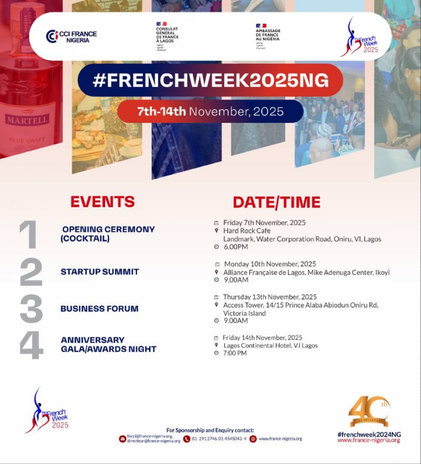 #FRENCHWEEK2025 and 40TH ANNIVERSARY