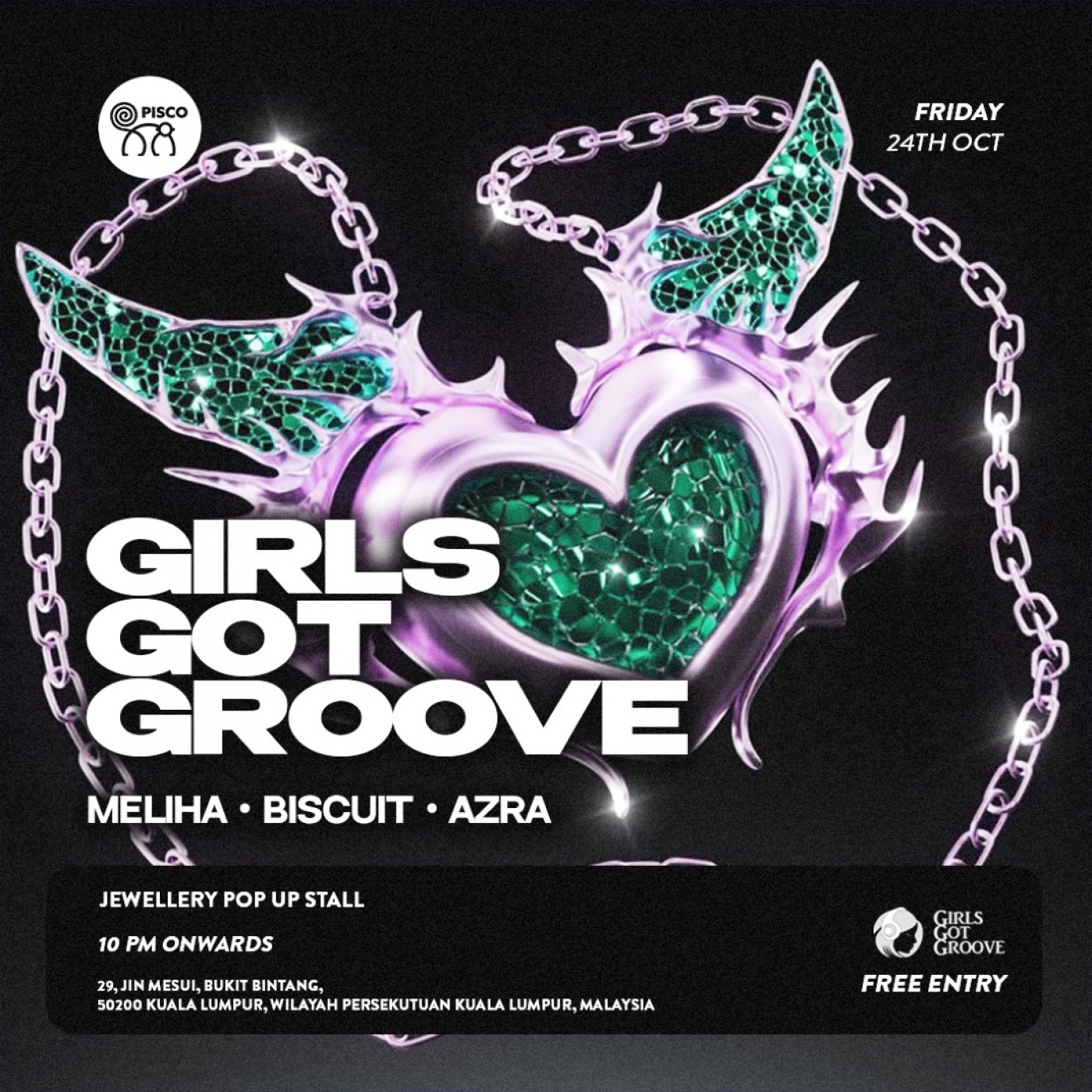 Girls Got Groove at Pisco KL