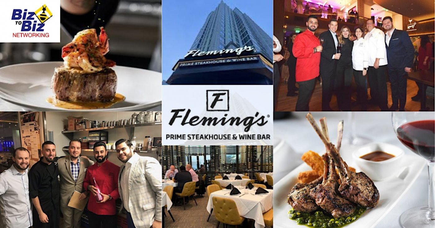 Biz To Biz Networking At Fleming\u2019s Prime Steakhouse Las Olas