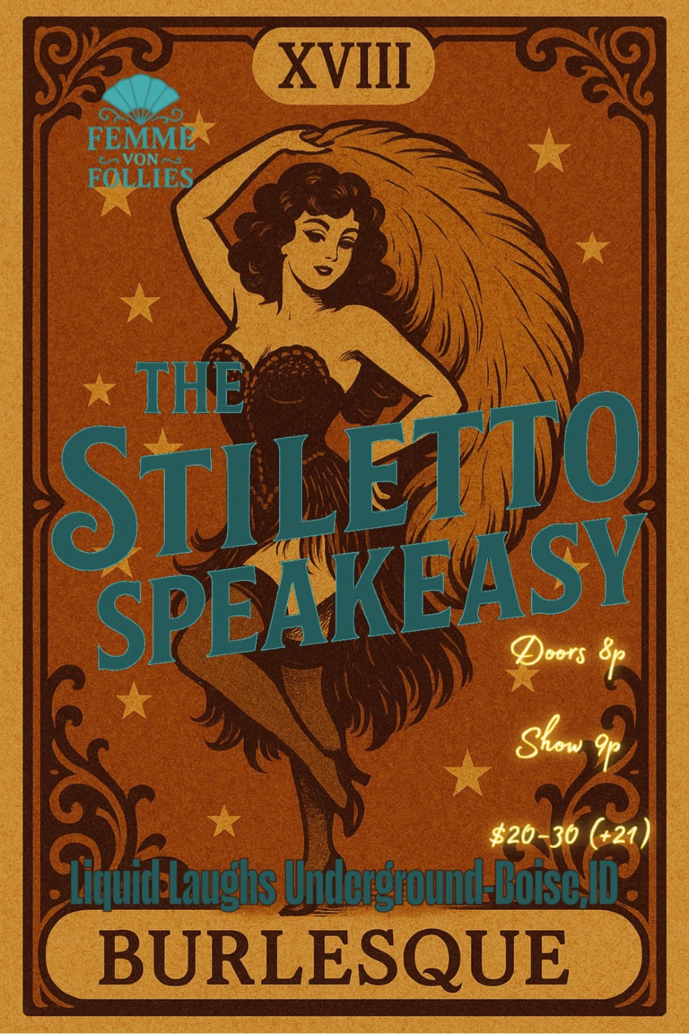 Femme Von Follies' The Stiletto Speakeasy