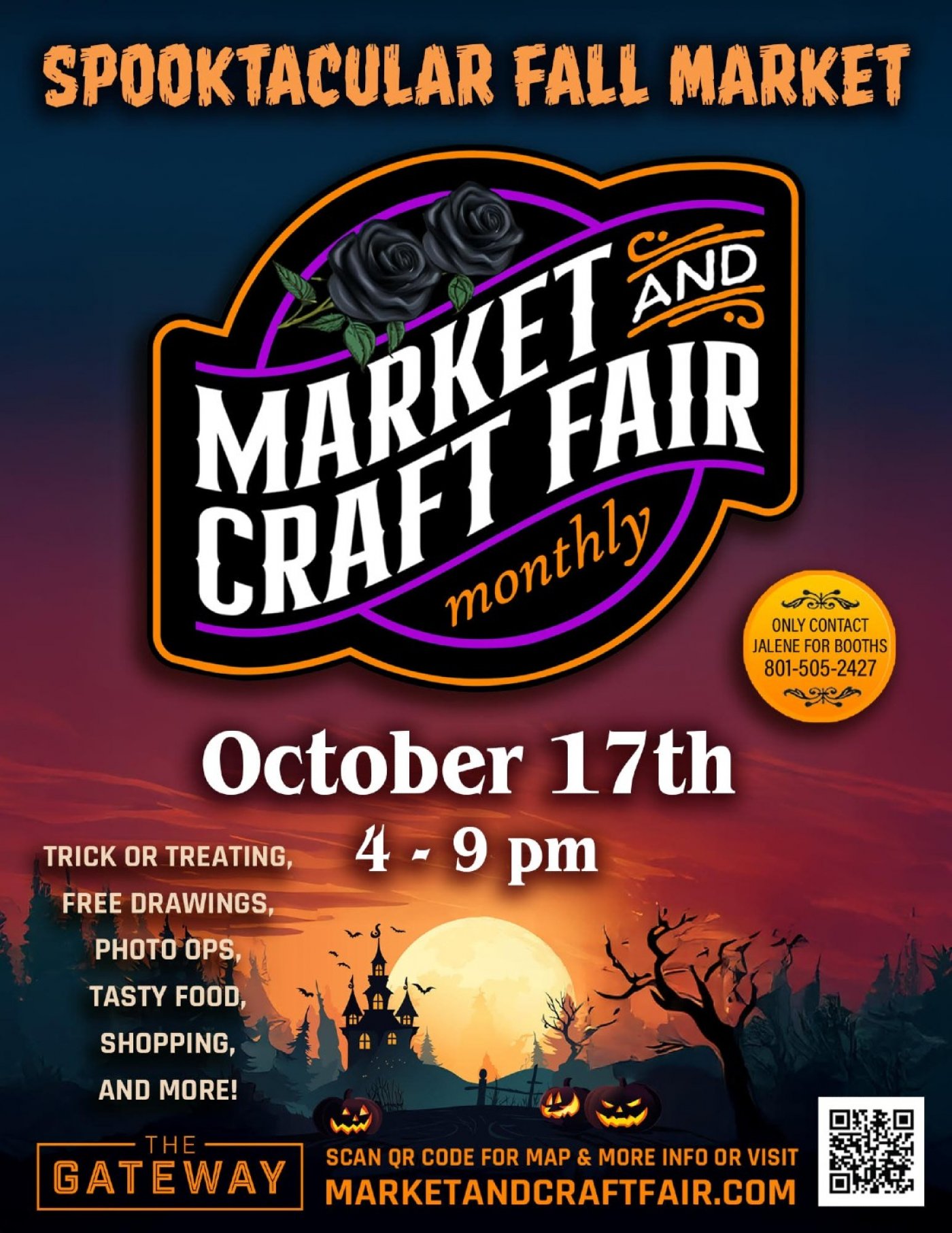 Market and Craft Fair Spooktacular Fall Market.