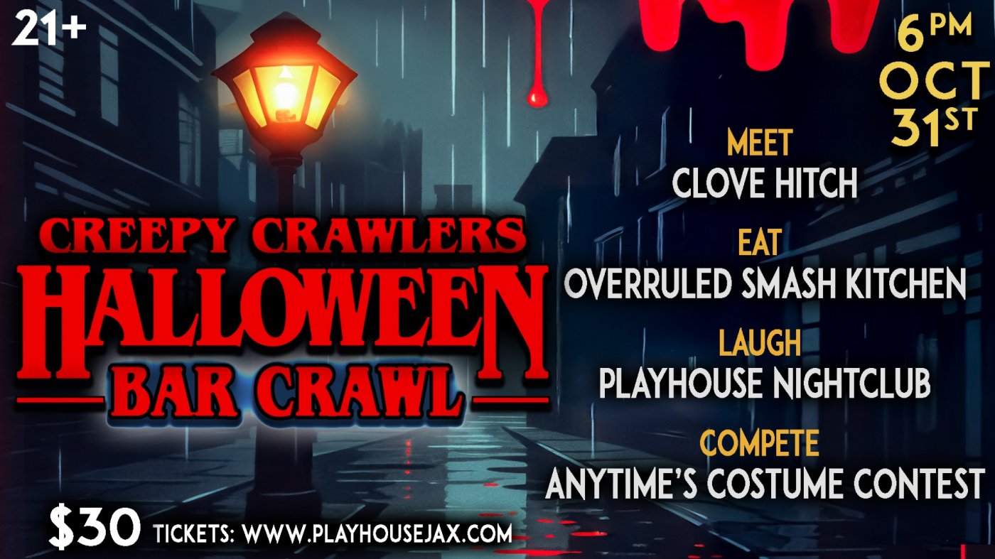 CREEPY CRAWLERS HALLOWEEN BAR CRAWL