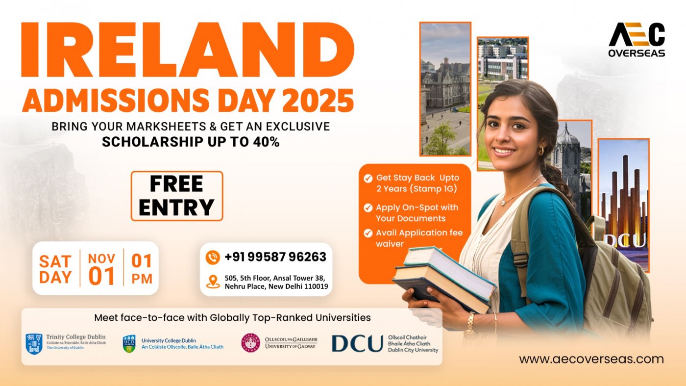Ireland Admissions Day - Delhi