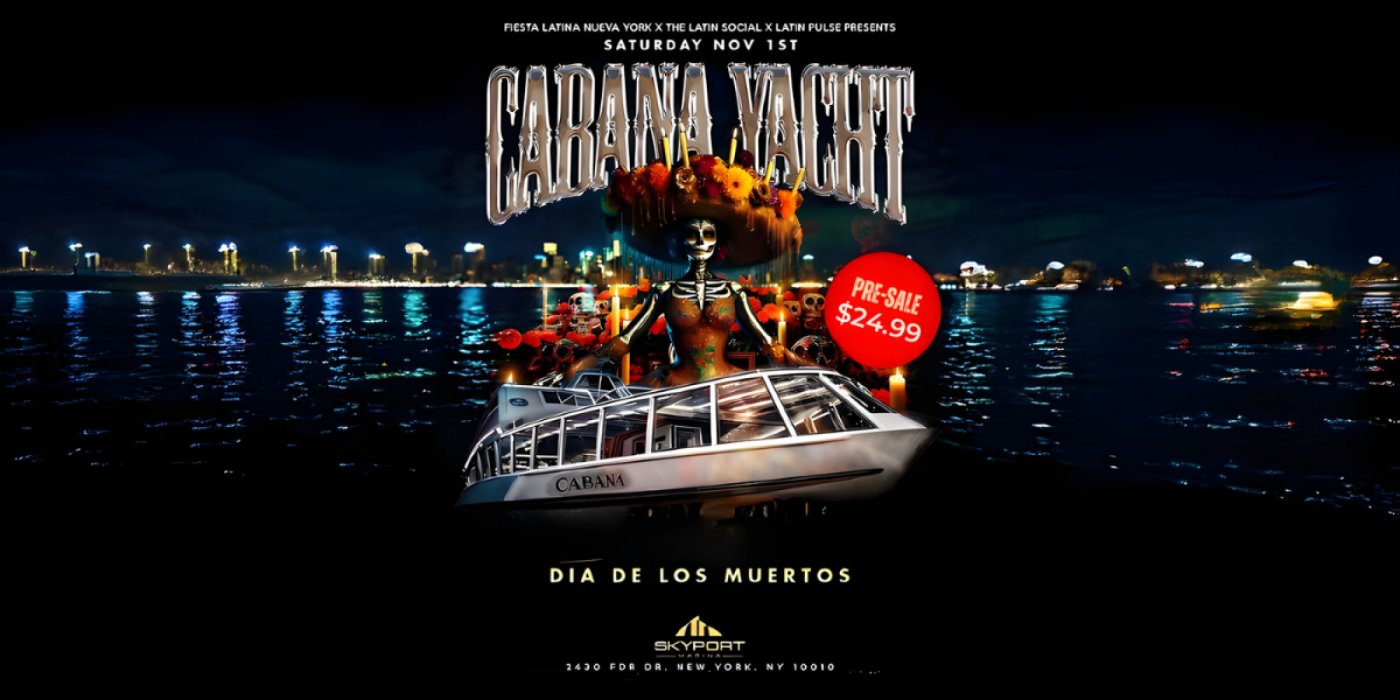 Dia De Los Muertos - Halloween Party On The Hudson (CABANA YACHT)