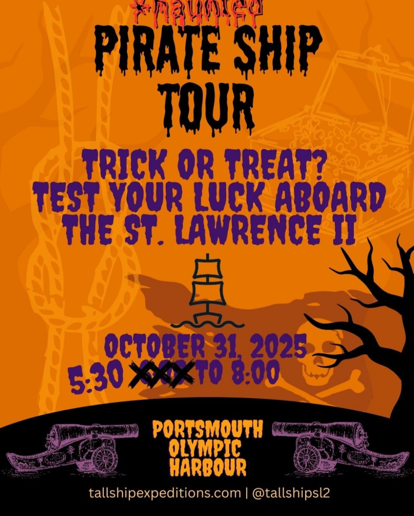 Haunted Pirate Ship Tour