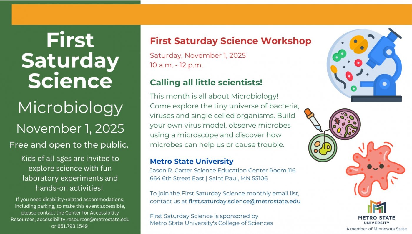 First Saturday Science Microbiology