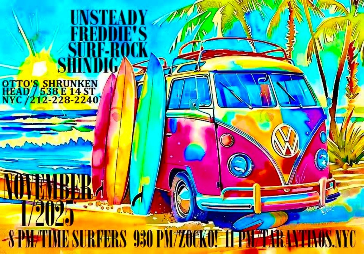 TarantinosNYC @ Unsteady Freddie's Surf-Rock Shindig