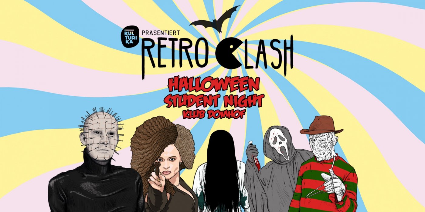RETRO CLASH Halloween Student Night \/\/ 31.10. Klub Domhof