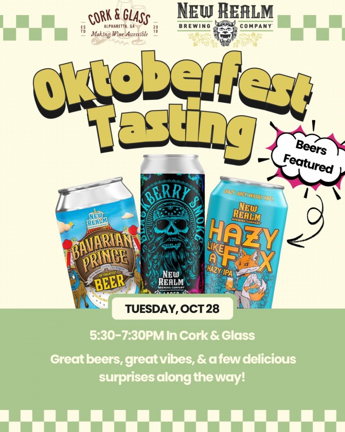Oktoberfest Tasting at Cork & Glass!