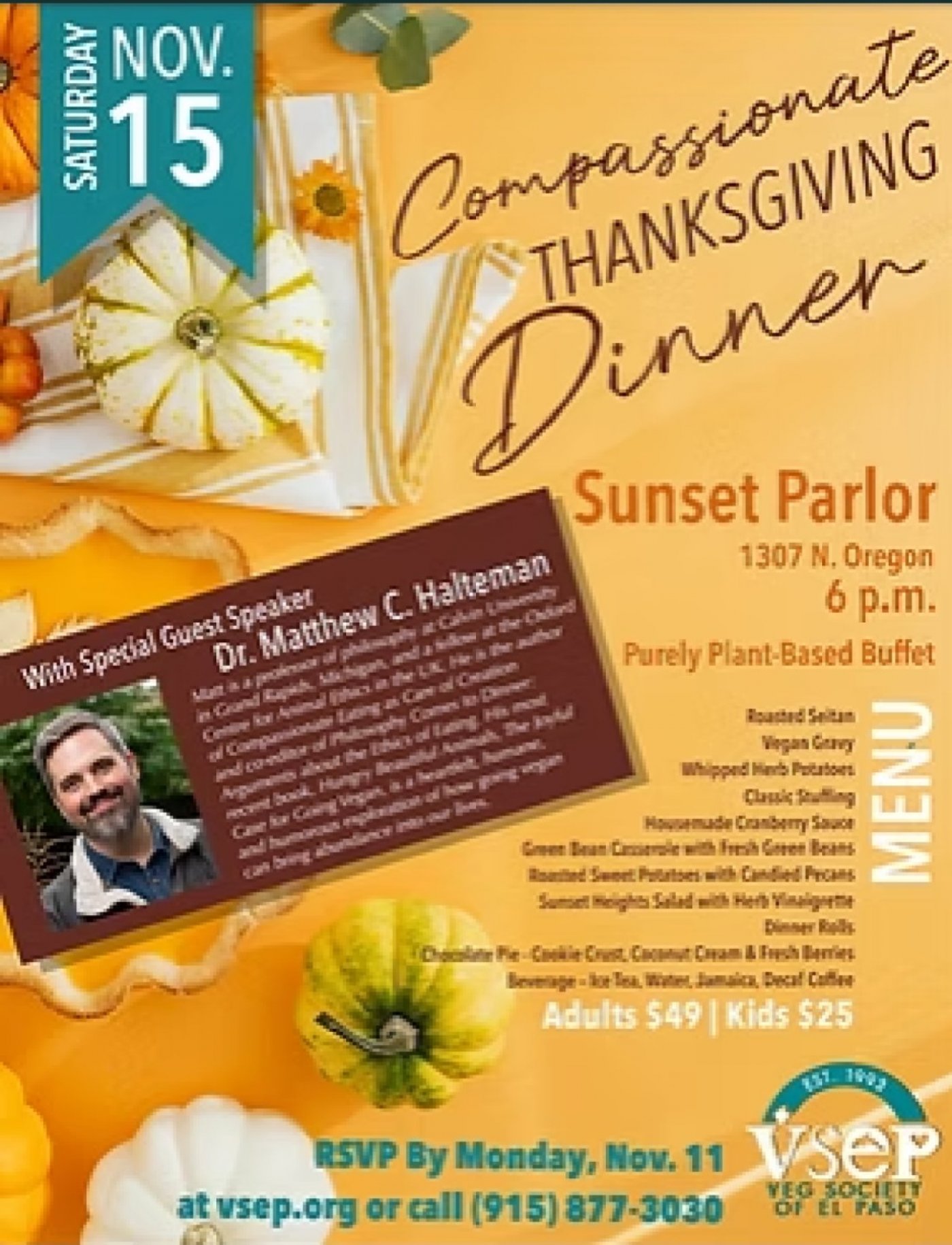 Compassionate Thanksgiving Dinner
