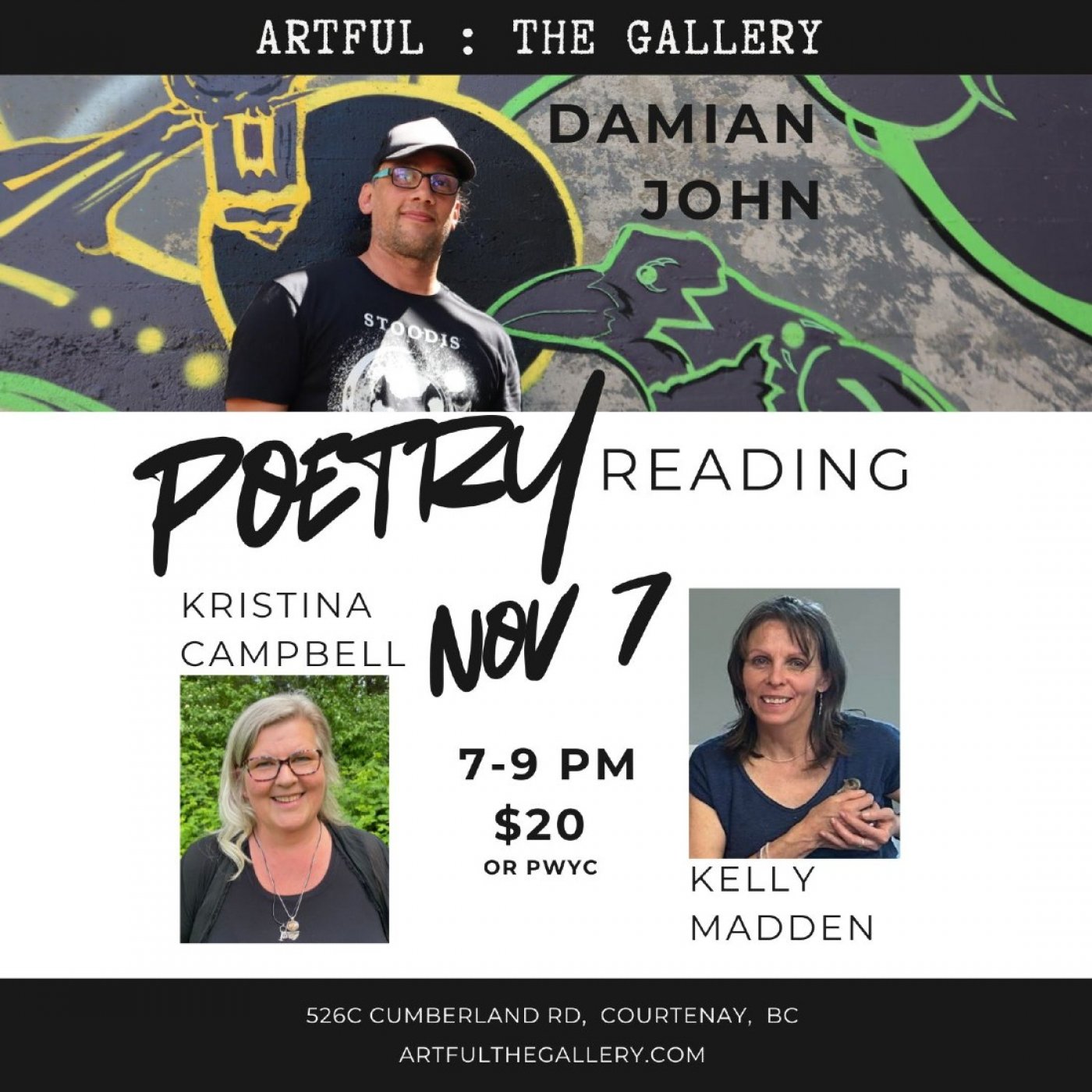 Poetry Reading at Artful : The Gallery