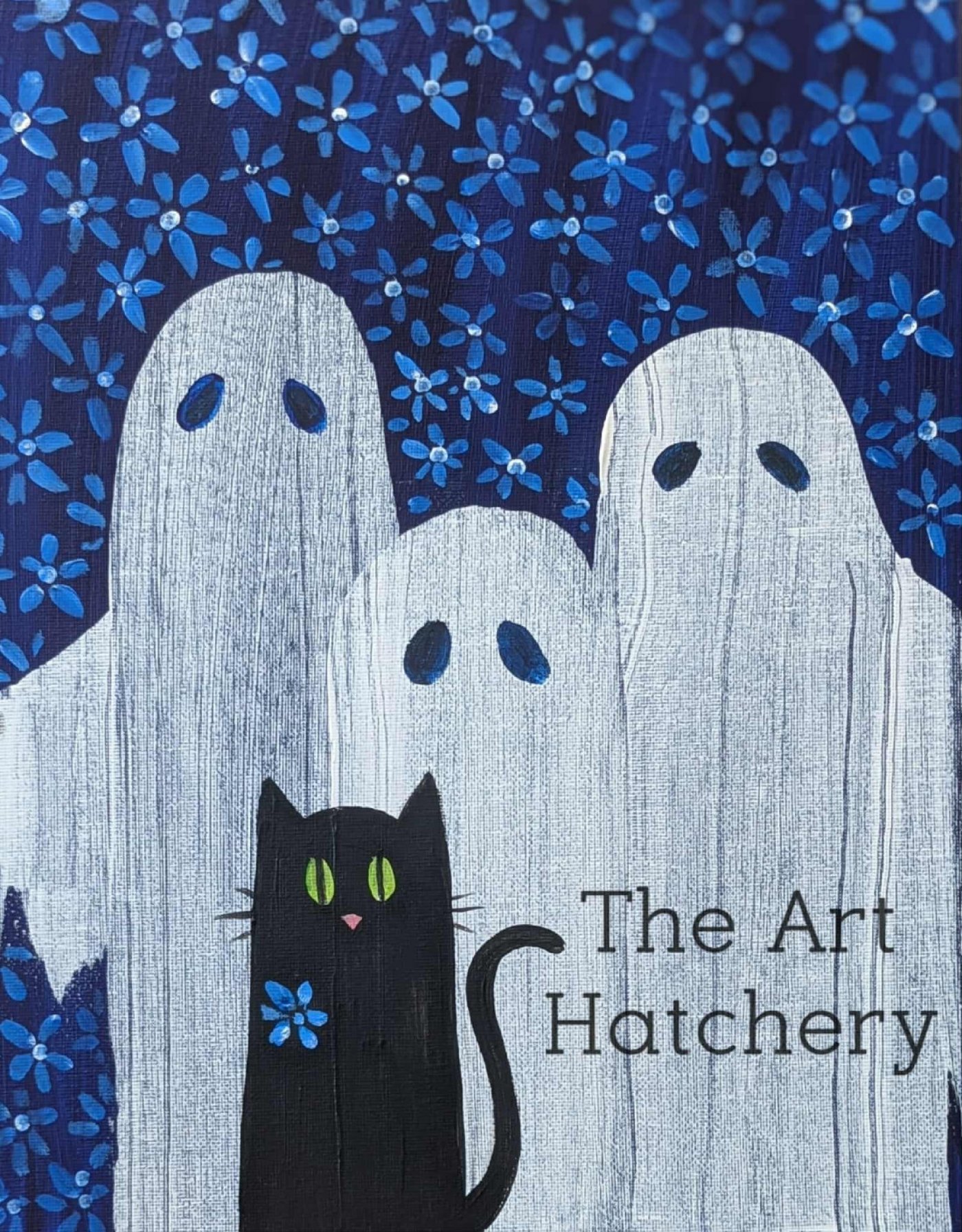 Halloween Paint Night  spooky ghost masterpiece
