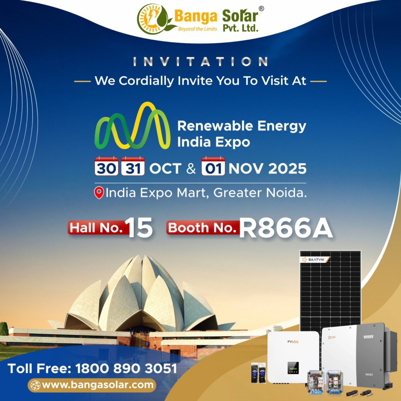 You\u2019re Invited! Experience Solar Excellence with Banga Solar at REI 2025!