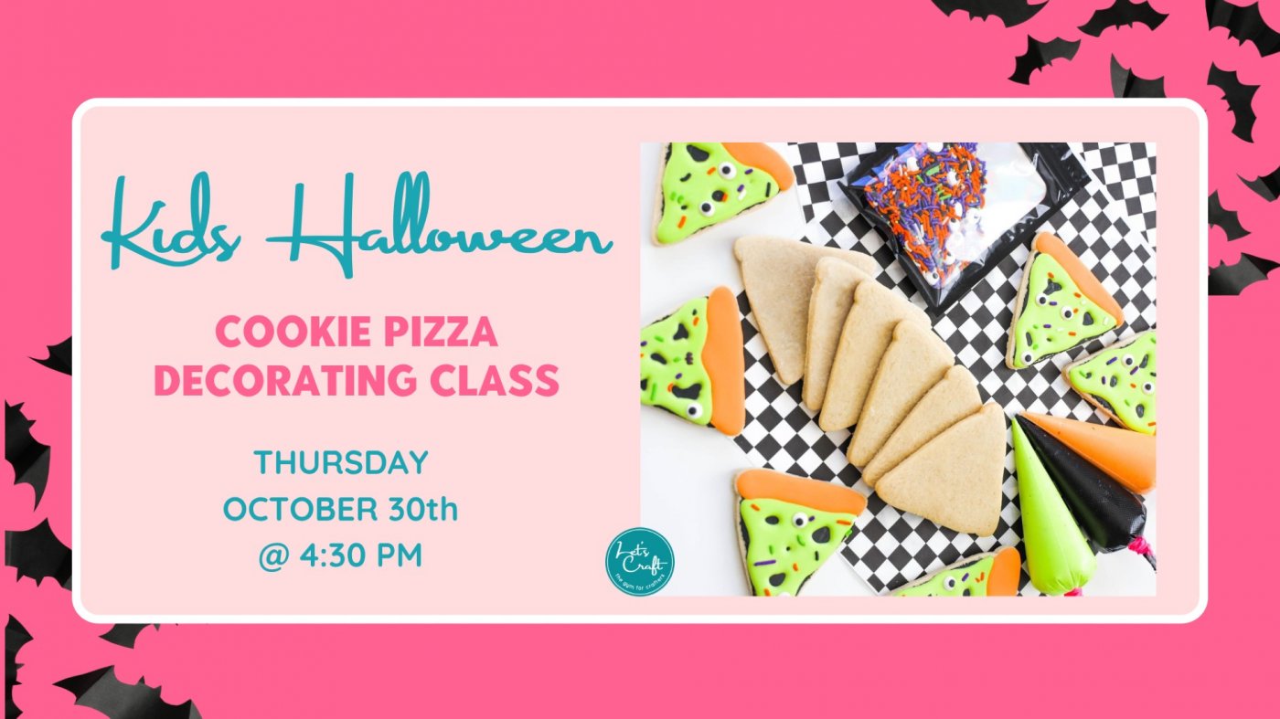 Kids Halloween Cookie Pizza Decorating Class \u2013 Public Workshop