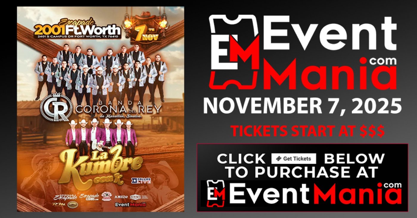 Banda Corona del Rey, La Kumbre con K - Fort Worth, TX
