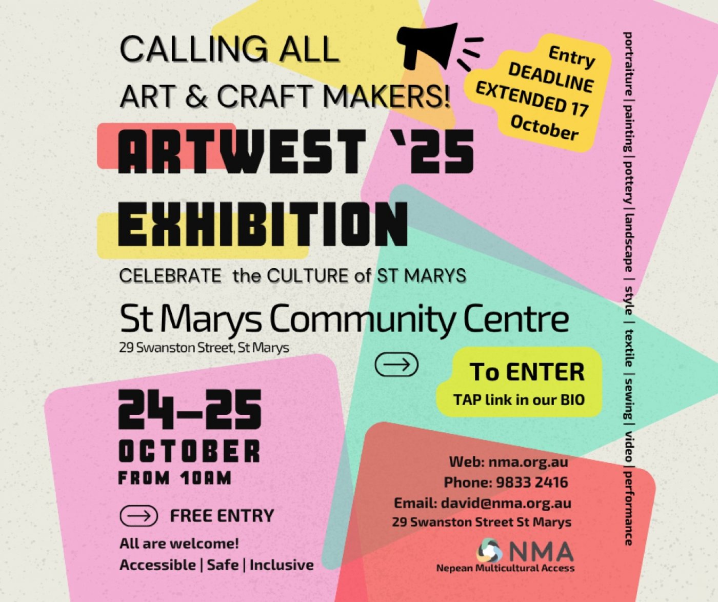 ARTWEST '25 Exhibition and Family Day