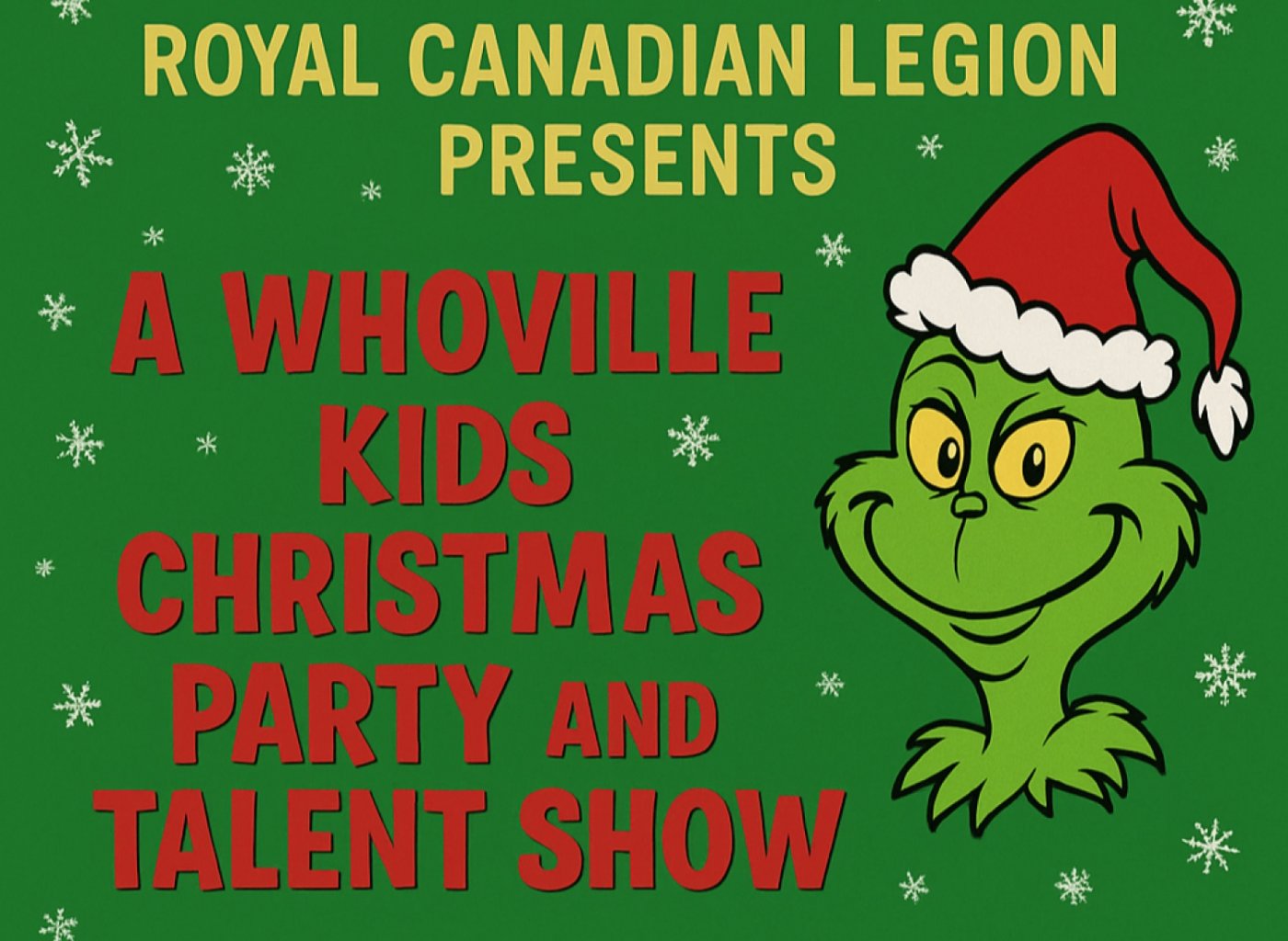 A Whoville Kids Christmas Party & Talent Show