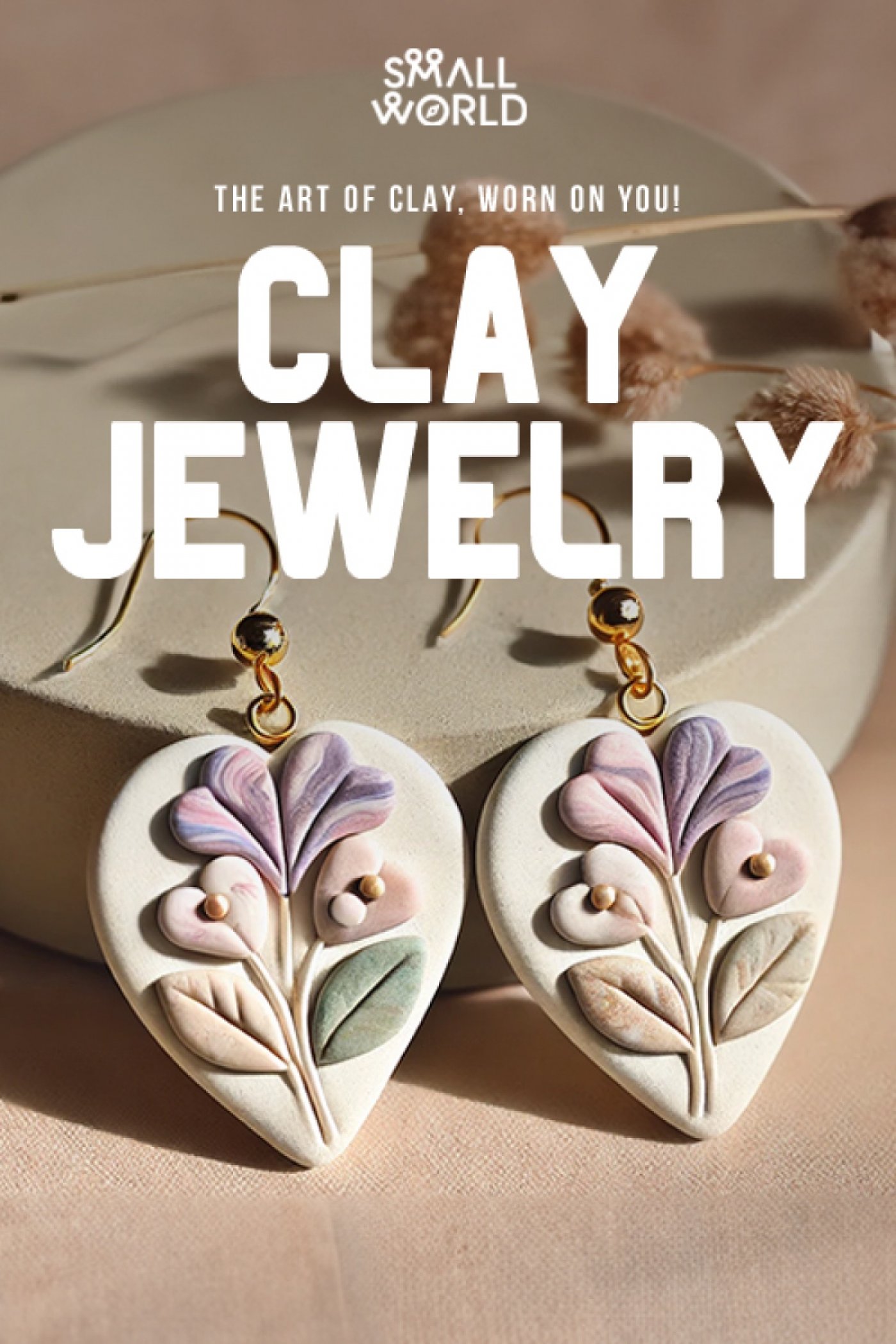 DIY clay jewellery