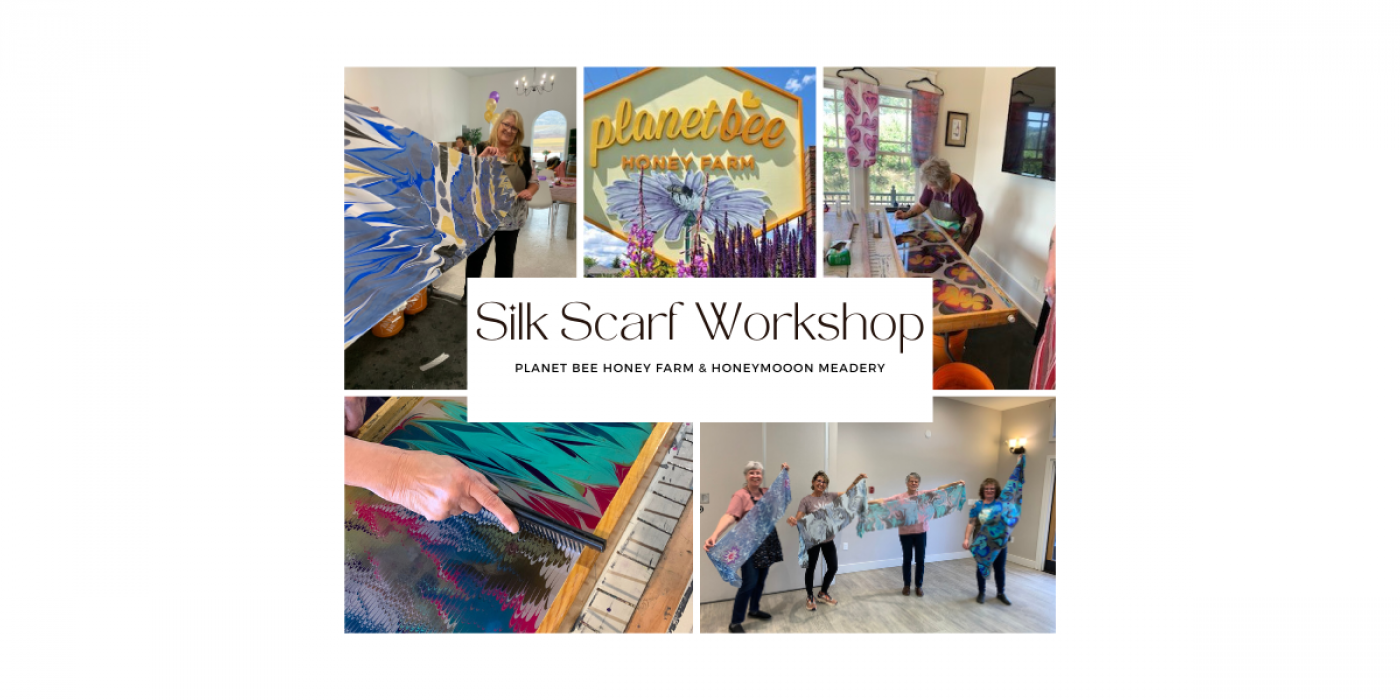 Create A Silk Scarf, SIP & CREATE Workshop - VERNON