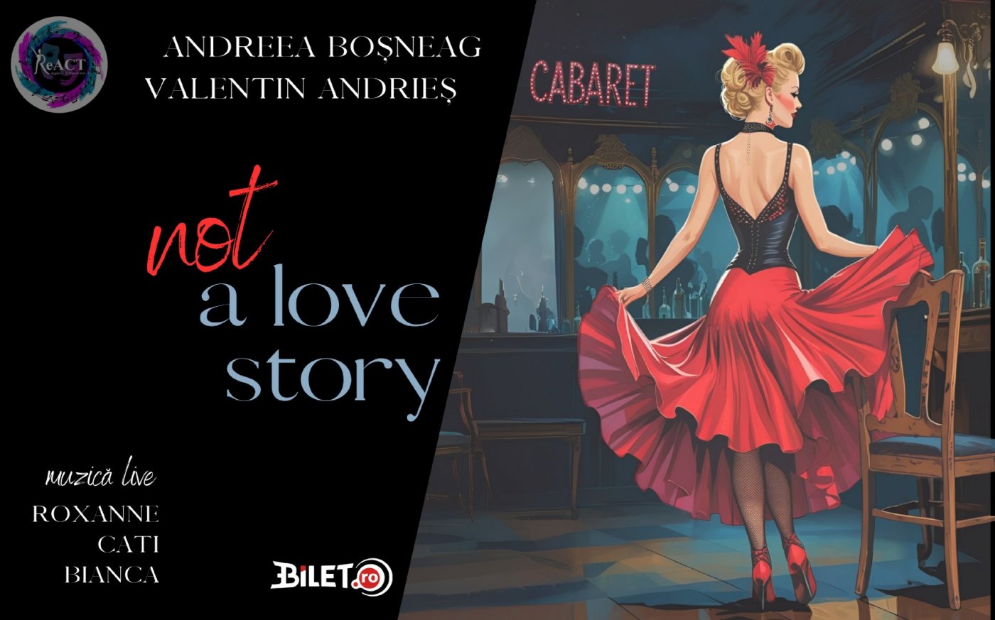 Cabaret: Not a Love Story! \ud83d\udc60\u2764\ufe0f\u200d\ud83e\ude79 g\u0103zduit de TNB sala Mic\u0103