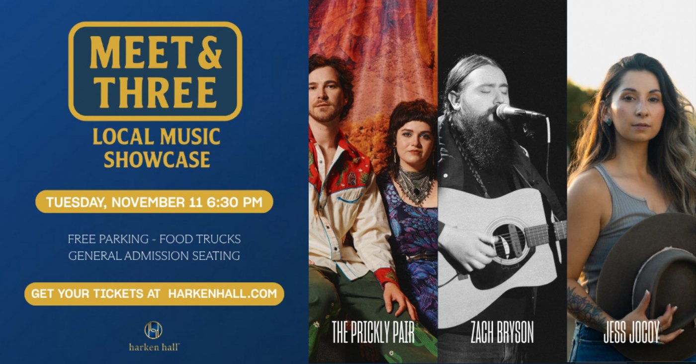 Meet & Three Local Music Showcase