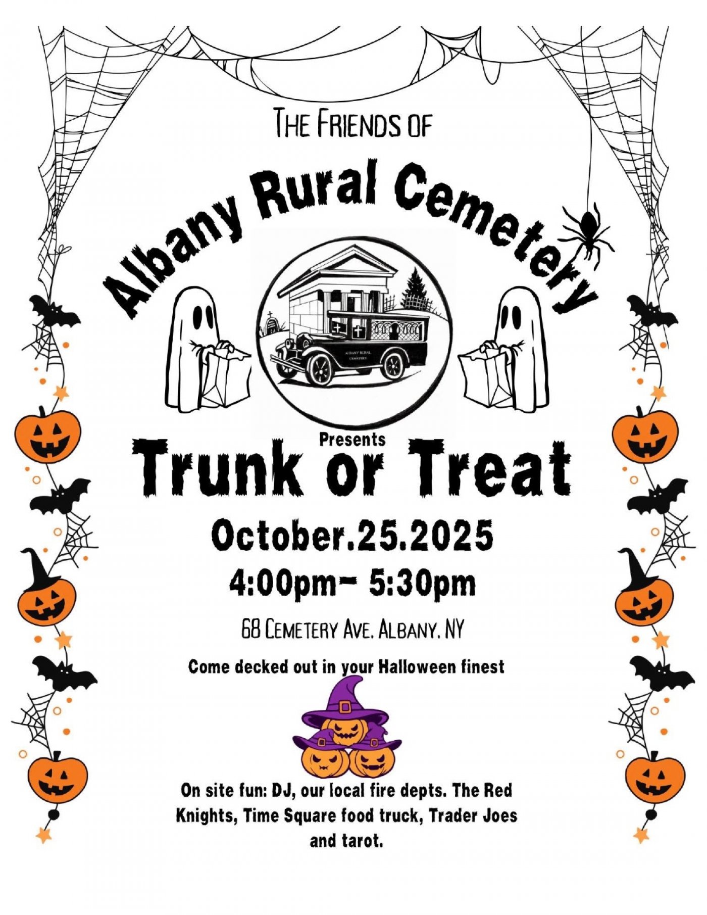 Friends of Albany Rural Cemetery\u2019s Annual Trunk of Treat