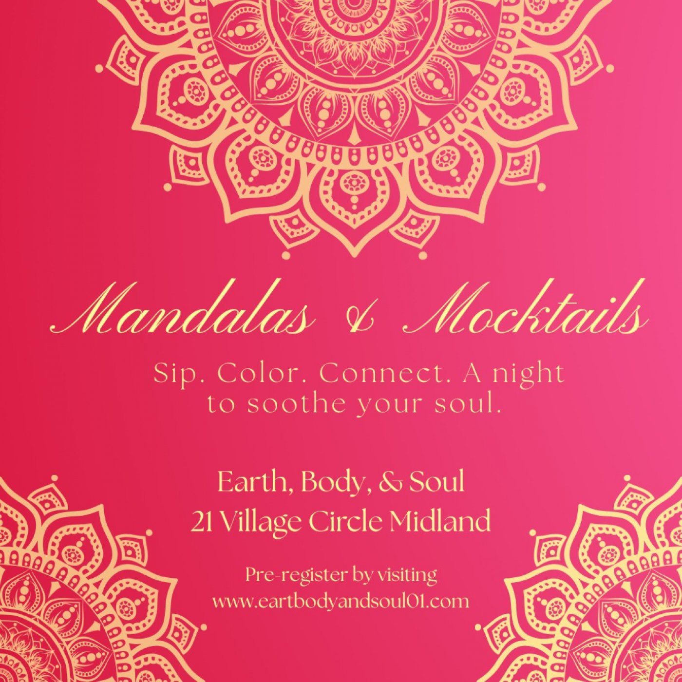 Mandalas & Mocktails