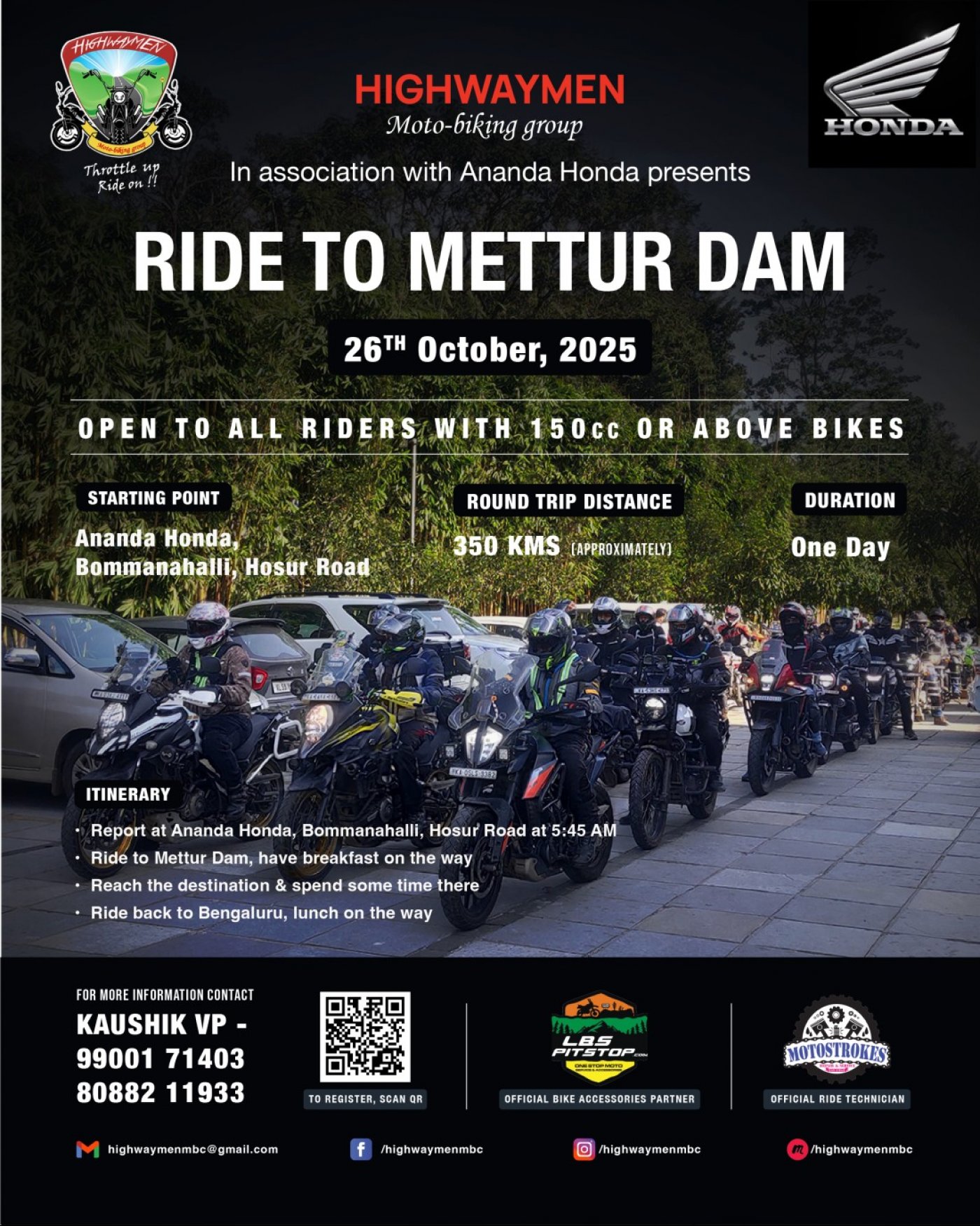 Ride to Mettur Dam
