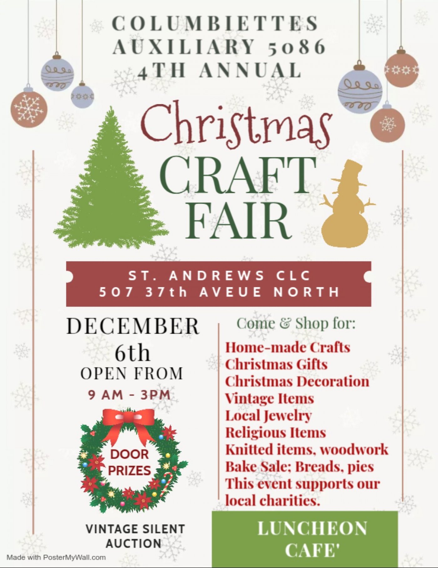 COLUMBIETTE HOLIDAY CRAFT FAIR