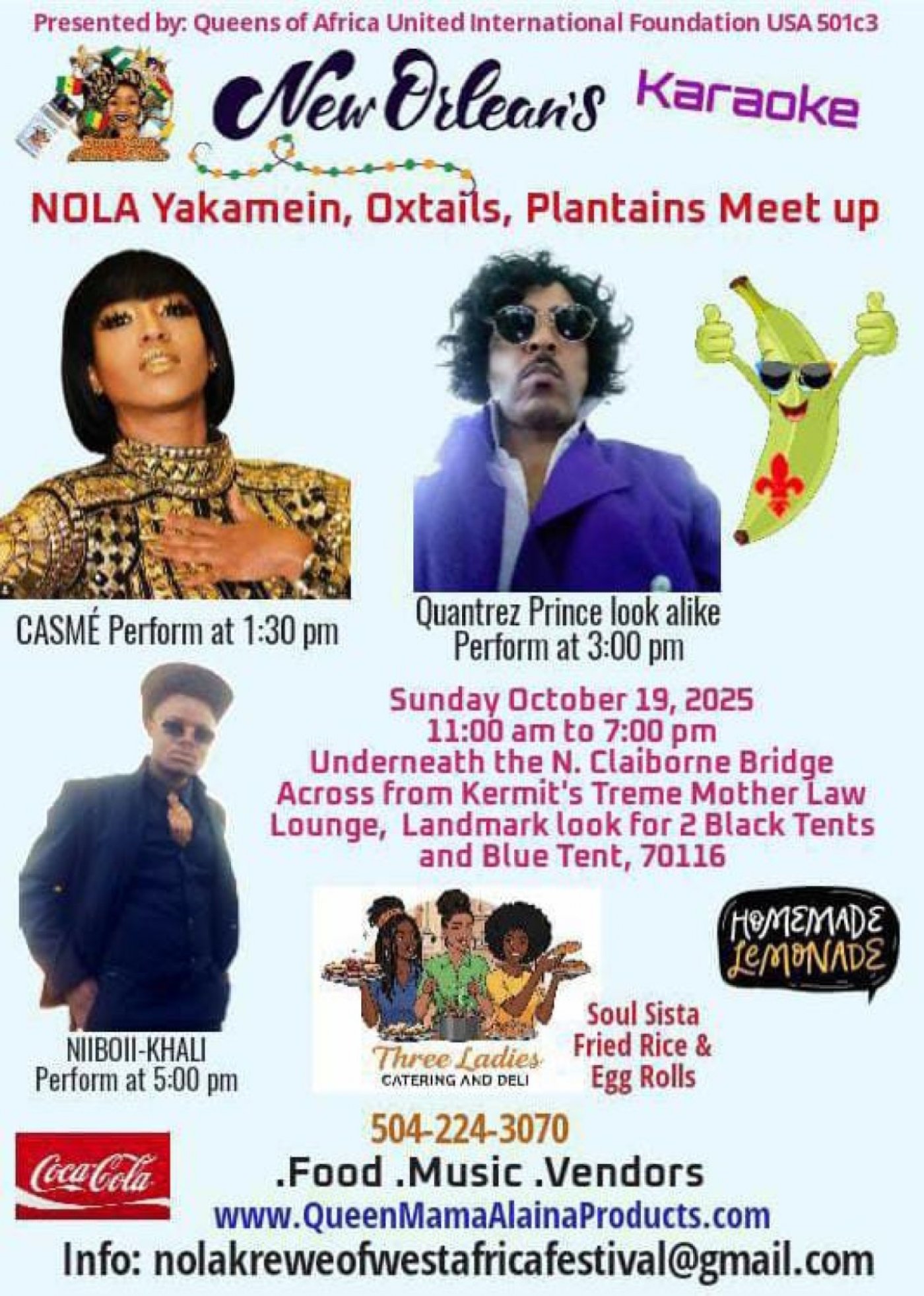 NOLA Yakamein, Oxtails and Plantains Fest Sunday October 19, 2025