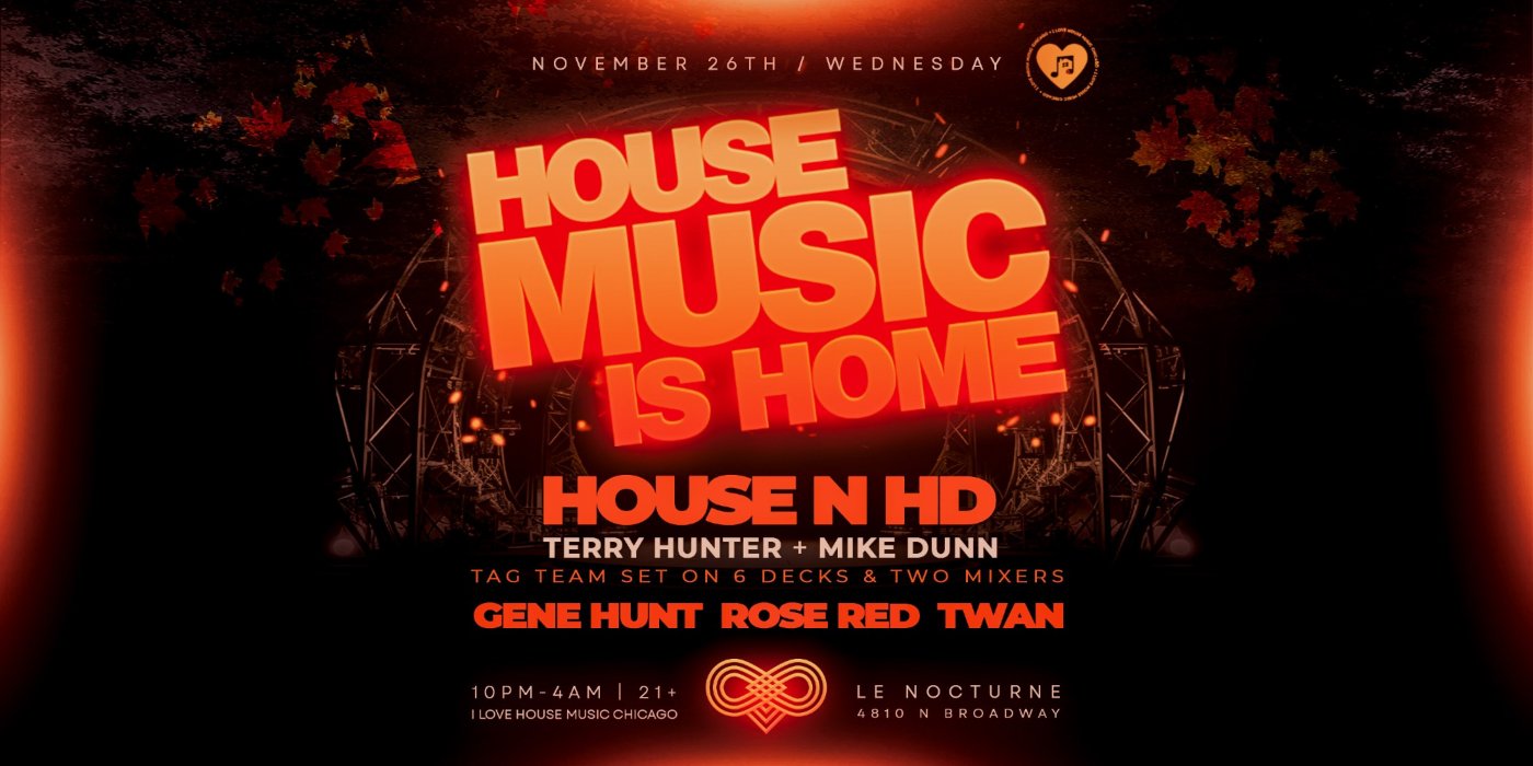 House Music is Home. Chosen Fews Terry Hunter and Mike Dunn Tag Team Set