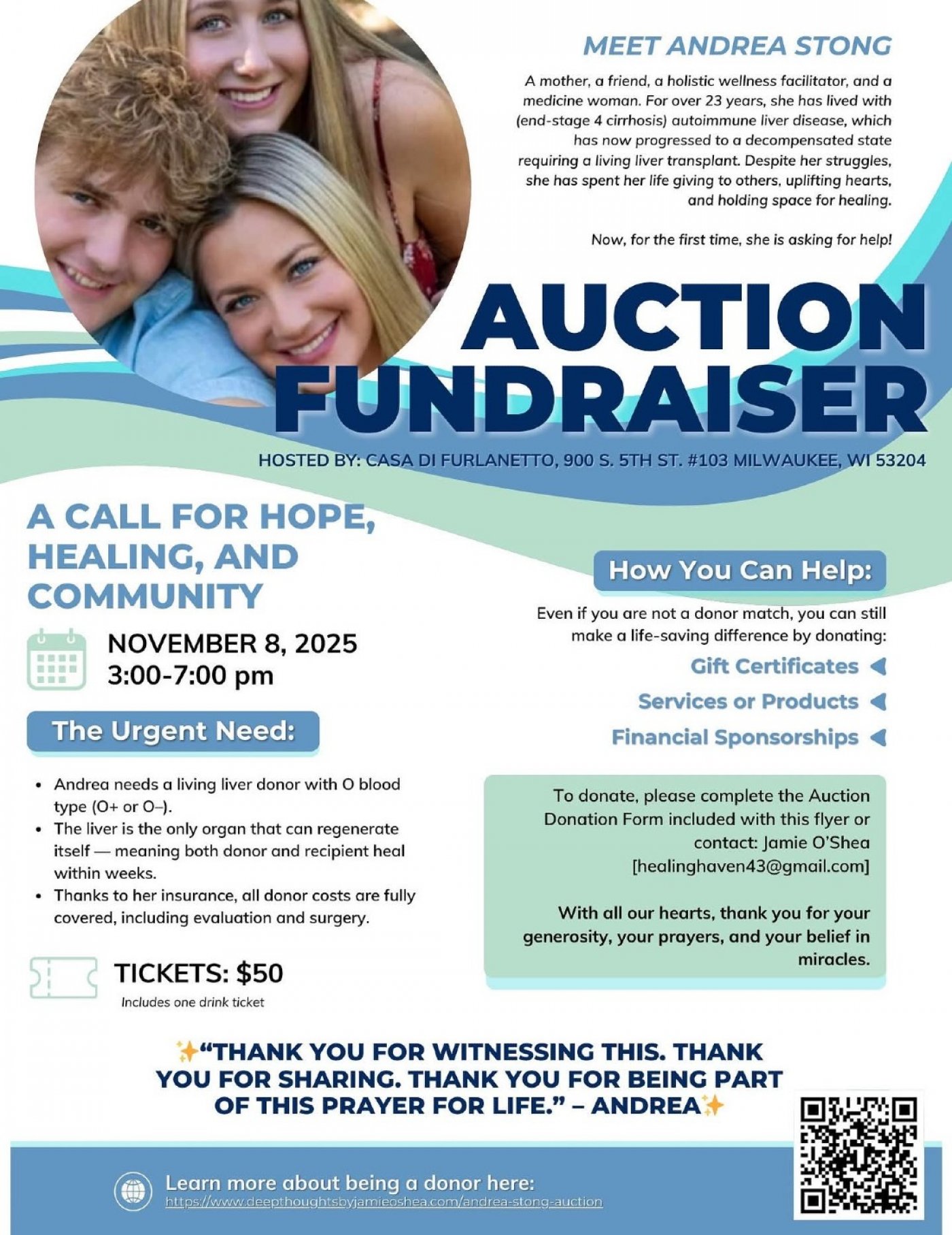 A Call For Action, Hope, Healing, and Community