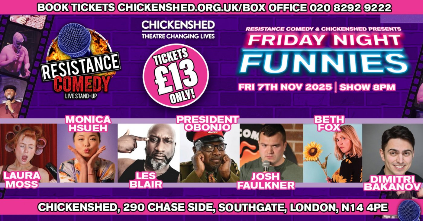 FRIDAY NIGHT FUNNIES @ CHICKENSHED | LIVE STAND UP COMEDY