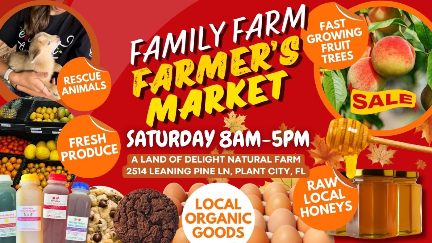 Plant City Farmers Market \u2013 Farm Animals, Local Goods & Fast-Growing Fruit Trees