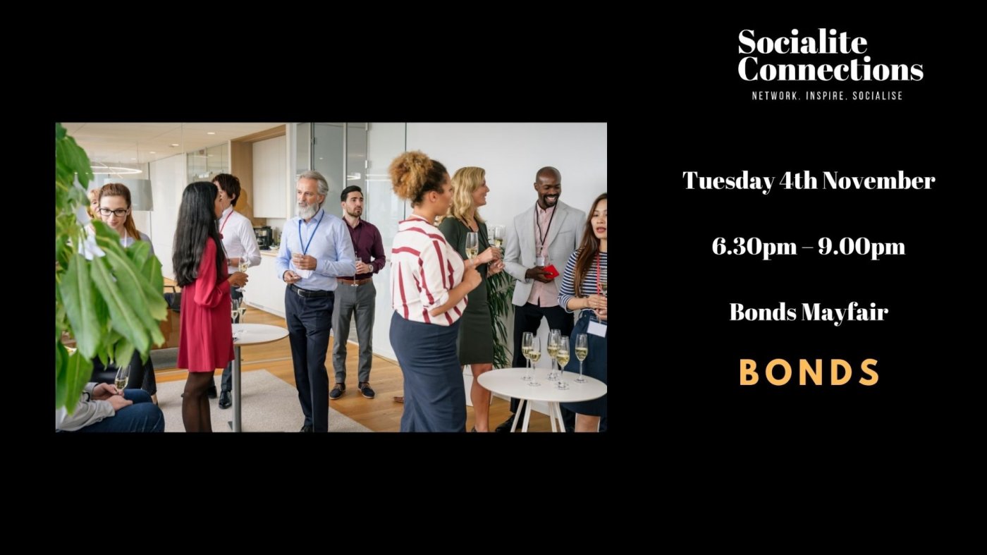 Network & Pitch: PR Marketing & Advertising at Bonds Mayfair