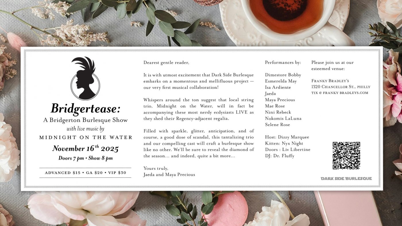 Bridgertease: A Bridgerton Burlesque Show with live music