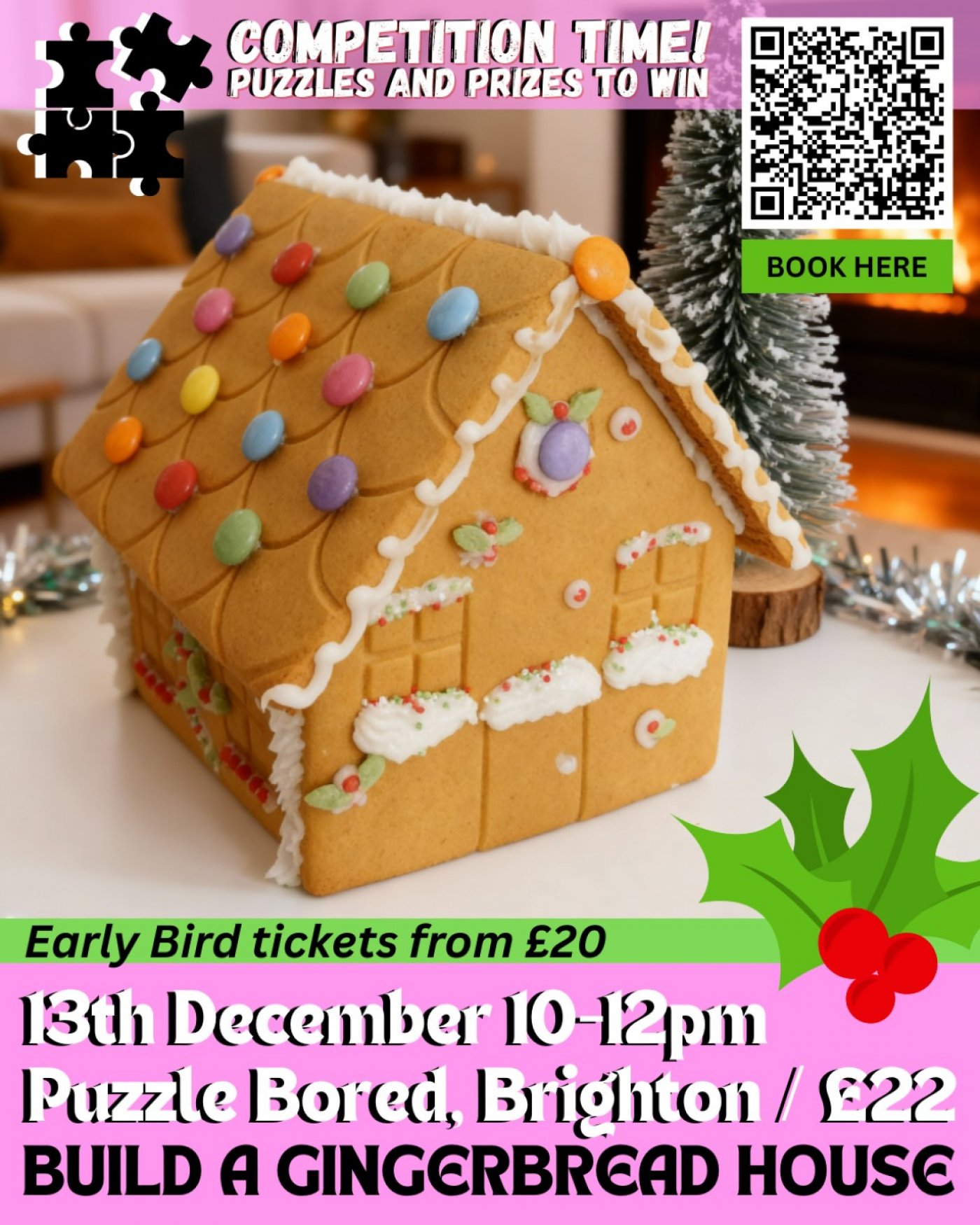 Build a Gingerbread House Competition | 13th December
