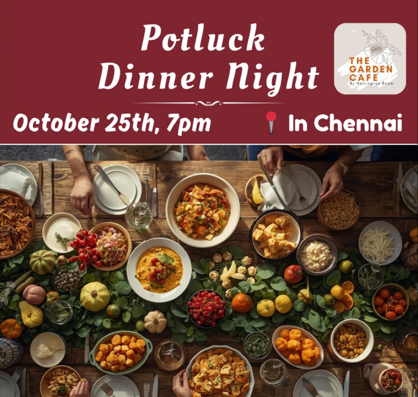 'Potluck Dinner Night' In Chennai by M&M : 25th October 