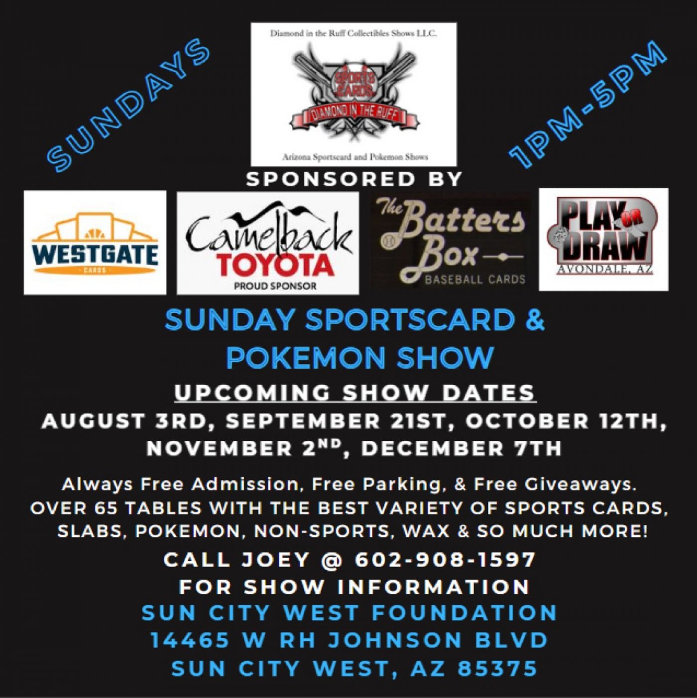 Sunday Sports Card & Pokemon Show