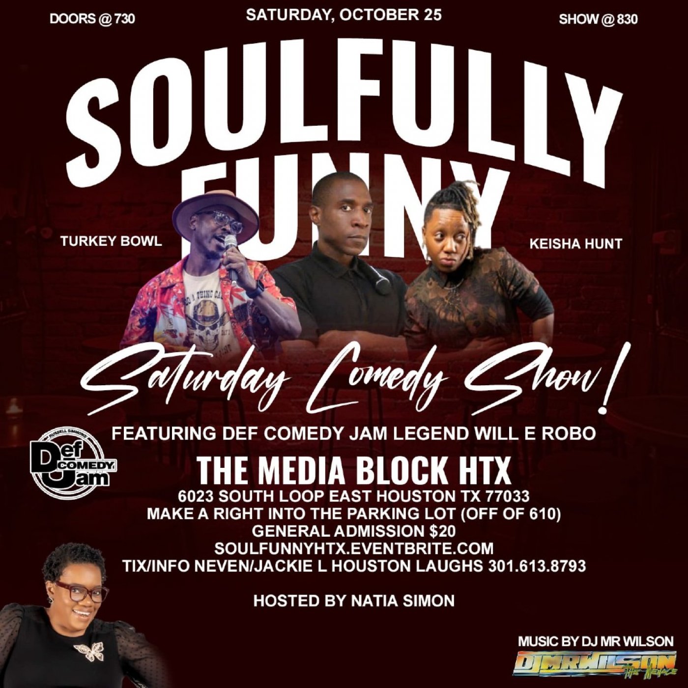 Soulfully Funny with Will E Robo
