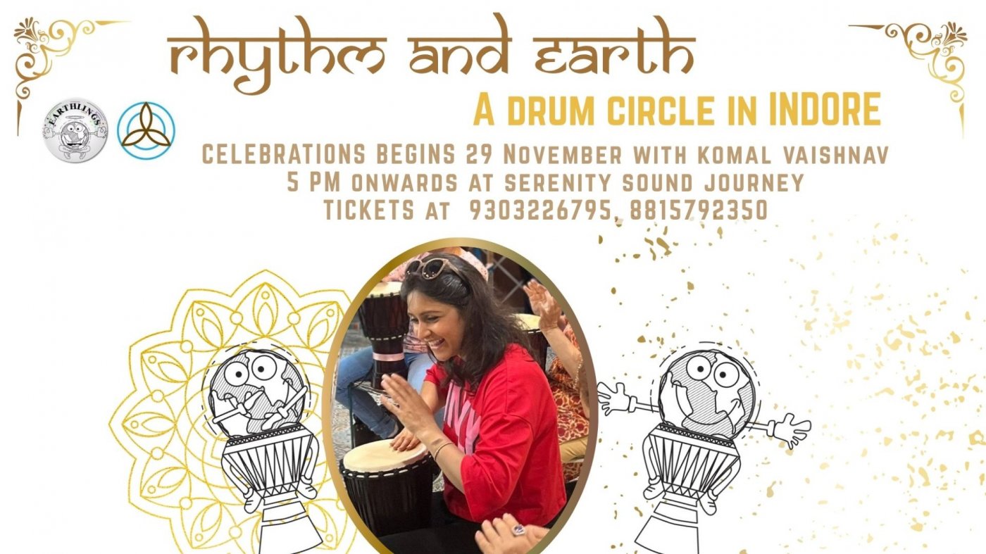 Rhythm and Earth - A drum circle in indore