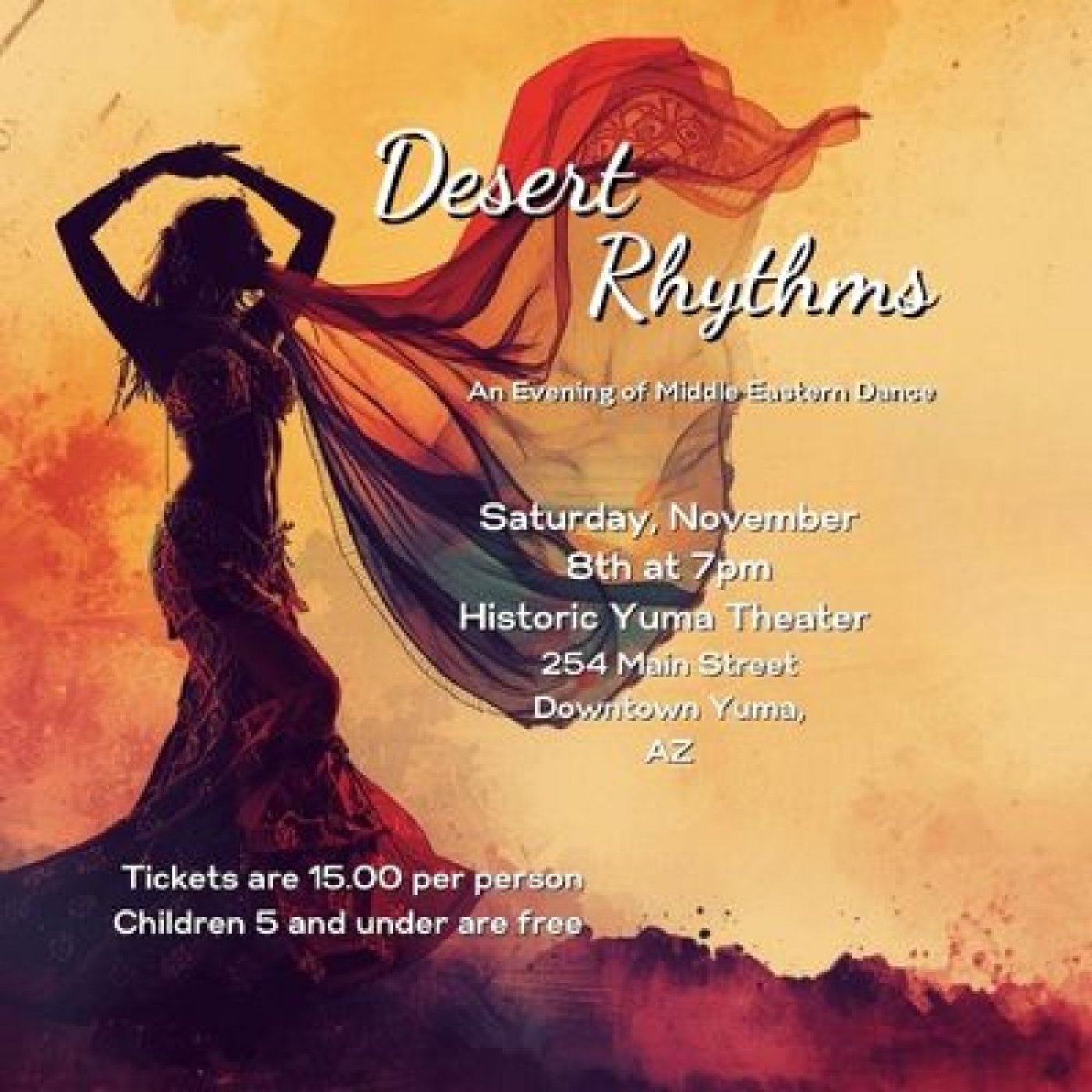 Desert Rhythms an evening of Middle Eastern Bellydance