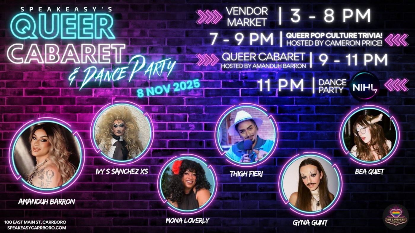 Speakeasy's Queer Cabaret and Dance Party (ft. Rainbow Exchange Vendor Market!)