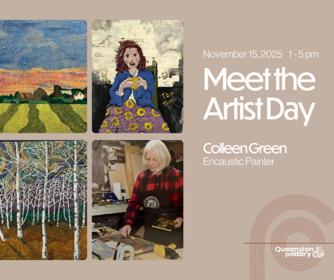 Meet the Artist Day with Colleen Green at Queenston Pottery