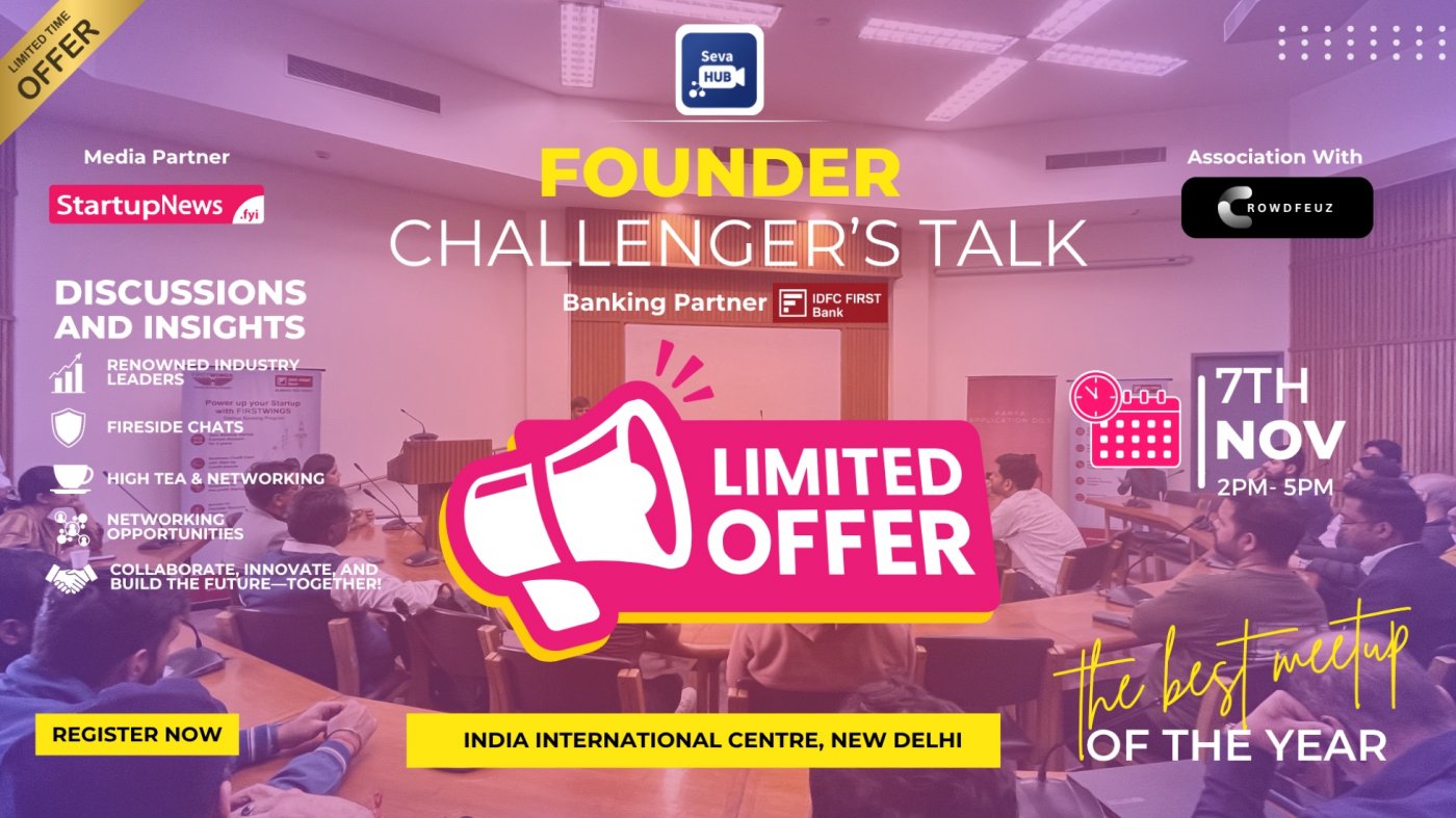 Founder Challenger's Talk - Networking Event | Seva HUB