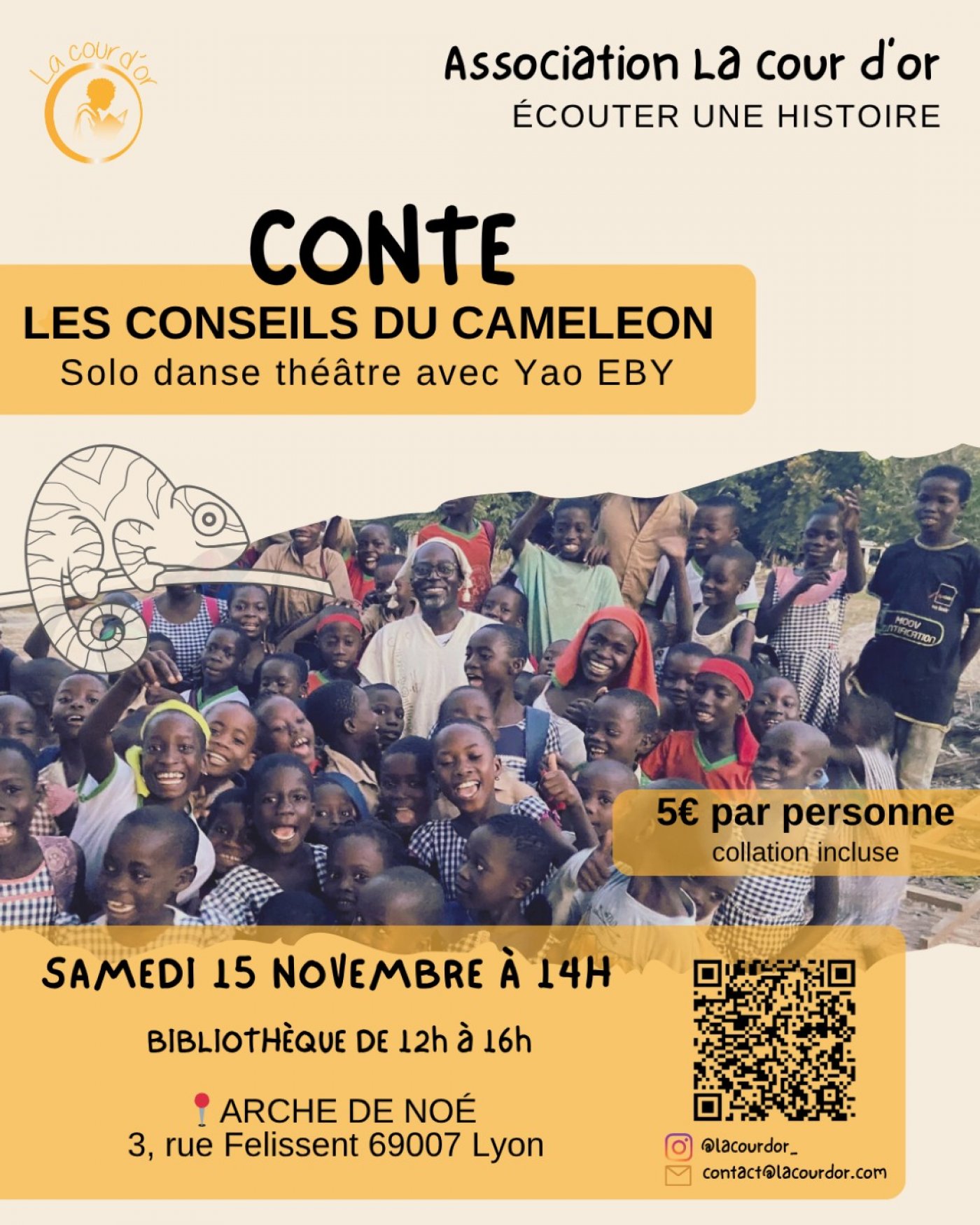 Conte "Les conseils du cam\u00e9l\u00e9on"