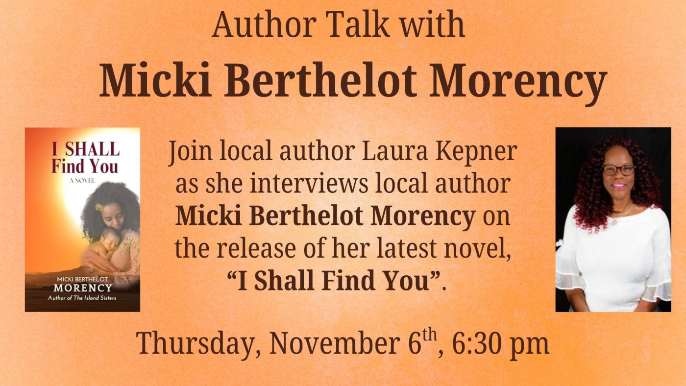Author Talk with Micki Berthelot Morency